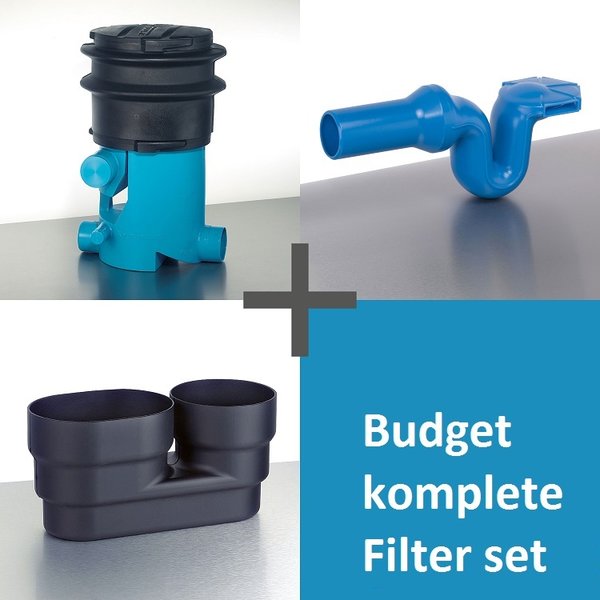 Budget Set - BPT580 Volume Regenwaterfilter - Rustige Toeloop - Overloop