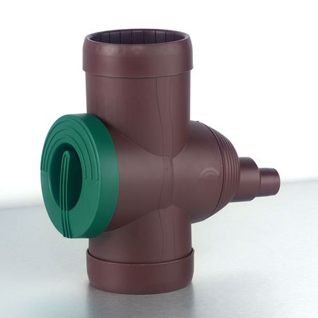 RG810 Regenwaterbuis Inox Bruin - filter 3P Techniek 70-100 mm
