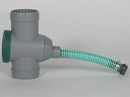 RG820 Regenwaterbuis Inox Grijs - filter 3P Techniek 70-100 mm